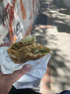 Vegan banh mi  at Saveur de Bánh Mì in Berlin