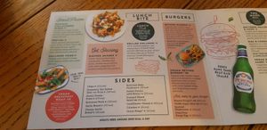 Menú vegano/vegetariano: entrantes, aperitivos, hamburguesas... at Windmill Inn in York