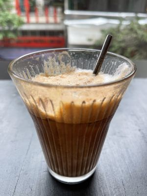 Coffee with nutmilk  at Green Inn - Nhà hàng thuần chay in Hanoi