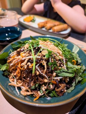 Healthy Black Garlic Vermicelli at Green Inn - Nhà hàng thuần chay in Hanoi