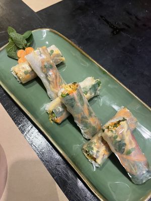 Fresh spring rolls at Green Inn - Nhà hàng thuần chay in Hanoi