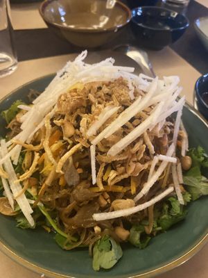 Healthy black garlic vermicelli   at Green Inn - Nhà hàng thuần chay in Hanoi