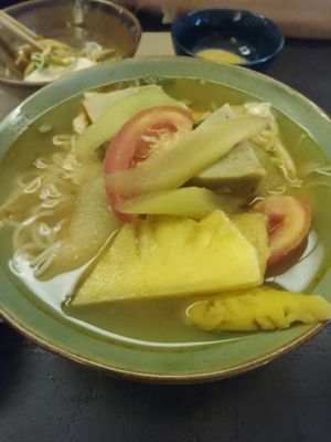 Thai noodle soup at Green Inn - Nhà hàng thuần chay in Hanoi