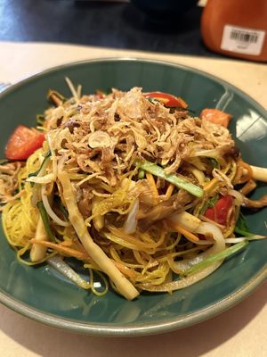 Vegan Singapore noodle (75k VND)  at Green Inn - Nhà hàng thuần chay in Hanoi