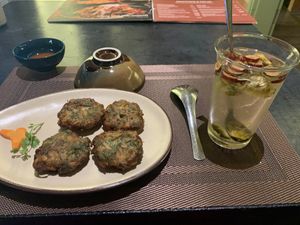 Mushroom cakes - delicious   at Green Inn - Nhà hàng thuần chay in Hanoi
