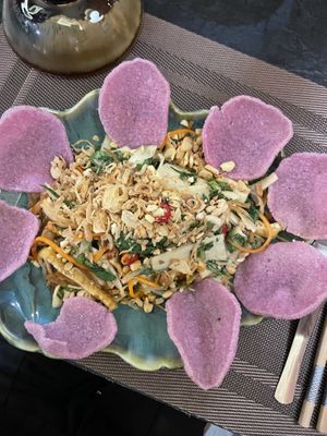 Thai salad 95k #Veganuary at Green Inn - Nhà hàng thuần chay in Hanoi
