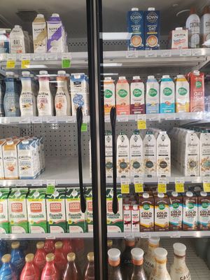 Plant-based creamers at Better Health Market in Dearborn