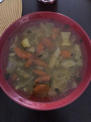 Vegan rosol   at Karrotka in Torun