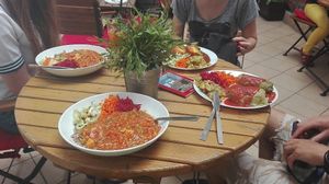 Gulasz, gołąbki, pieczeń jaglana at Karrotka in Torun