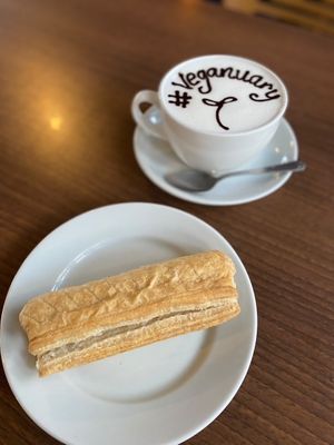 Vegan sausage rolls at Sapcote Garden Centre Cafe    in Leicester