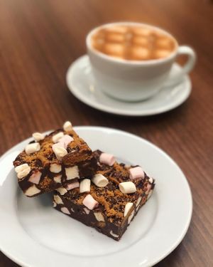 Vegan biscoff rocky road at Sapcote Garden Centre Cafe    in Leicester