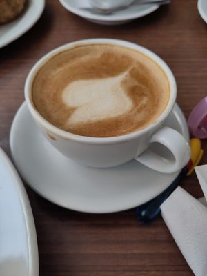 Latte at Sapcote Garden Centre Cafe    in Leicester