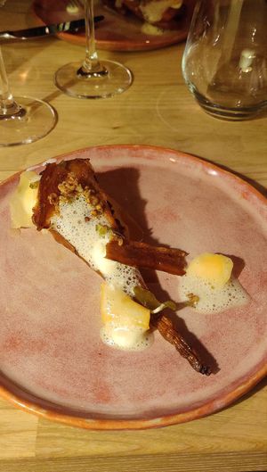 Cold smoked parsnip at Apaja in Tampere