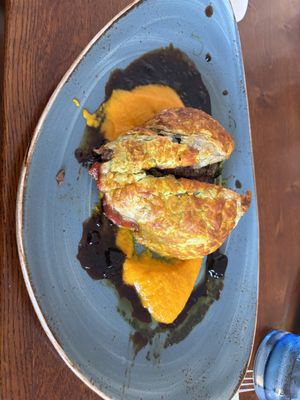 Vegan beet wellington   at The Boathouse Bistro in Dromquinna