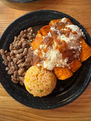 Enchiladas  at Penelope's Vegan Taqueria - Andersonville in Chicago