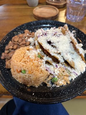 Potato tacos  at Penelope's Vegan Taqueria - Andersonville in Chicago