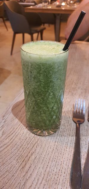Green Machine smoothie 😋 delicious! at The Grovewood Restaurant & Bar in Malvern