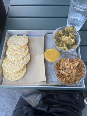 Aperitivo- kebab, broccoli and senape  at Flora et Labora in Milan