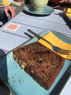 banana bread  at Flora et Labora in Milan