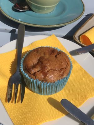 apple cake  at Flora et Labora in Milan
