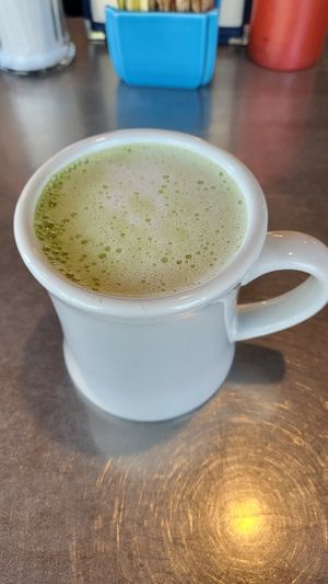 Matcha with Oat Milk #good! at Ria's Bluebird in Atlanta