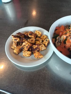 Spicy tofu at Ria's Bluebird in Atlanta