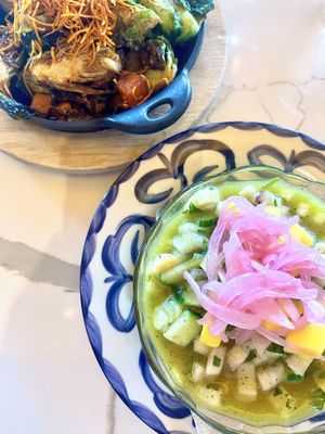 Vegan ceviche   at Mexican Bar Company in Plano