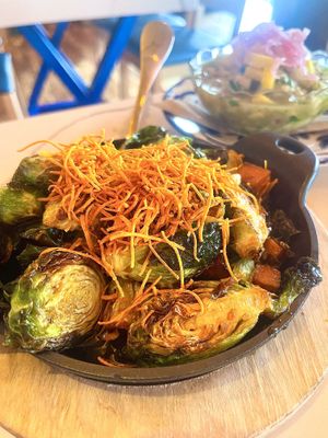 Vegan Brussels sprouts  at Mexican Bar Company in Plano