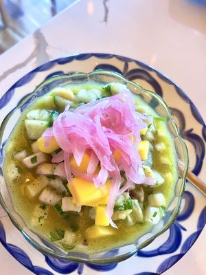 Vegan ceviche   at Mexican Bar Company in Plano