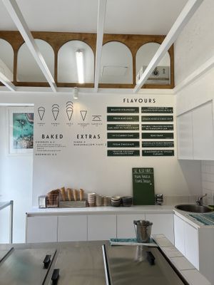 Flavours   at Kuld Creamery  in East Fremantle