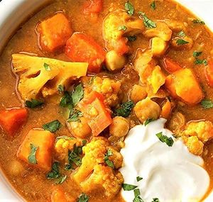 Vegetable curry is a flavorful and nutritious dish made with a combination of mixed vegetables, spices. at Jagdish Farshan in Irving