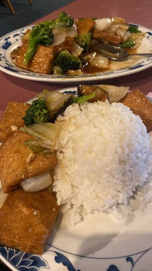 Braised bean curd (tofu) and veggies  at Royal Dragon in Georgetown