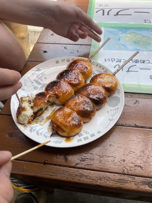 Yum!  at Yaki Manju Shimamura in Gunma