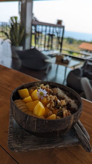 Smoothie with view at Sabai Sabai Viewpoint & Lounge in Koh Lanta
