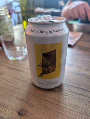 Yuzu soda at Comewell's in North London