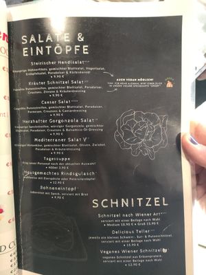 Salads, one pot meals and Schnitzel at Das Delicious in Vienna