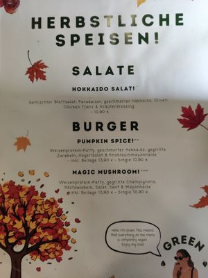 Seasonal menu at Das Delicious in Vienna