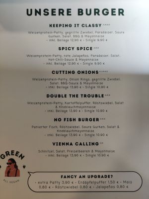 Burgers at Das Delicious in Vienna