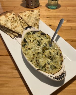 The Vegan Artichoke Dip was spectacular! It once won the “Vegan Chef Challenge” award for best appetizer. at Parkway Pizza - Minnehaha Ave in Minneapolis