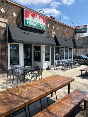 Exterior April 2025 at Parkway Pizza - Minnehaha Ave in Minneapolis