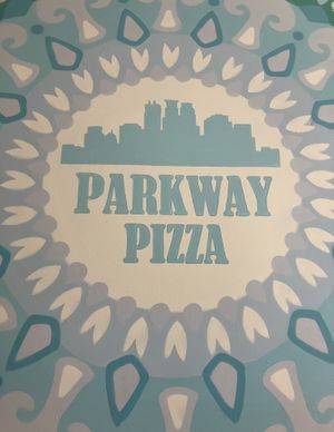 Wall art at Parkway Pizza - Minnehaha Ave in Minneapolis