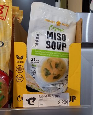 miso soup at Asia Markt 2 Chhay Tri Long in Cologne