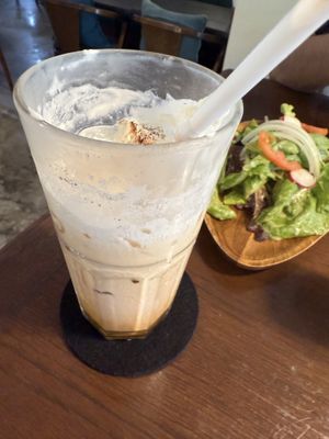 Thai milk tea, dont get the cream !  at VIVIN Grocery in Bangkok