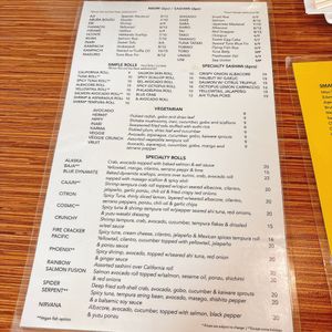   at Kombu Sushi in Los Angeles