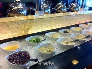 Salad bar at Chien Yen Shabu Shabu in Taoyuan