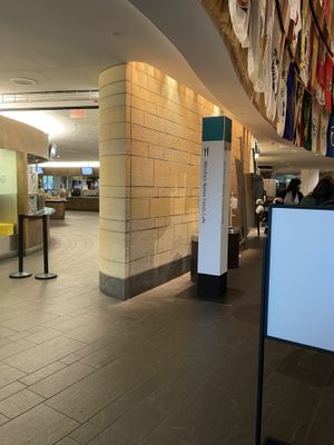 Exit to museum   at Mitsitam Native Foods Cafe in Washington