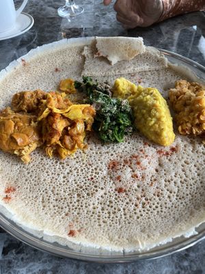   at Queen of Sheba Ethiopian Restaurant in Anchorage