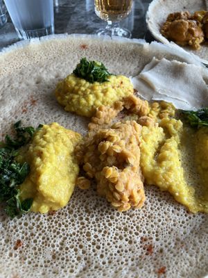   at Queen of Sheba Ethiopian Restaurant in Anchorage