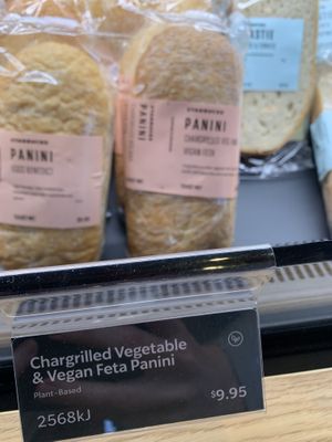 Vegan panini  at Starbucks in Moorooka
