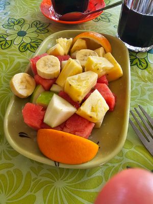 Fruit platter at Mia Cafe in Tioman Island